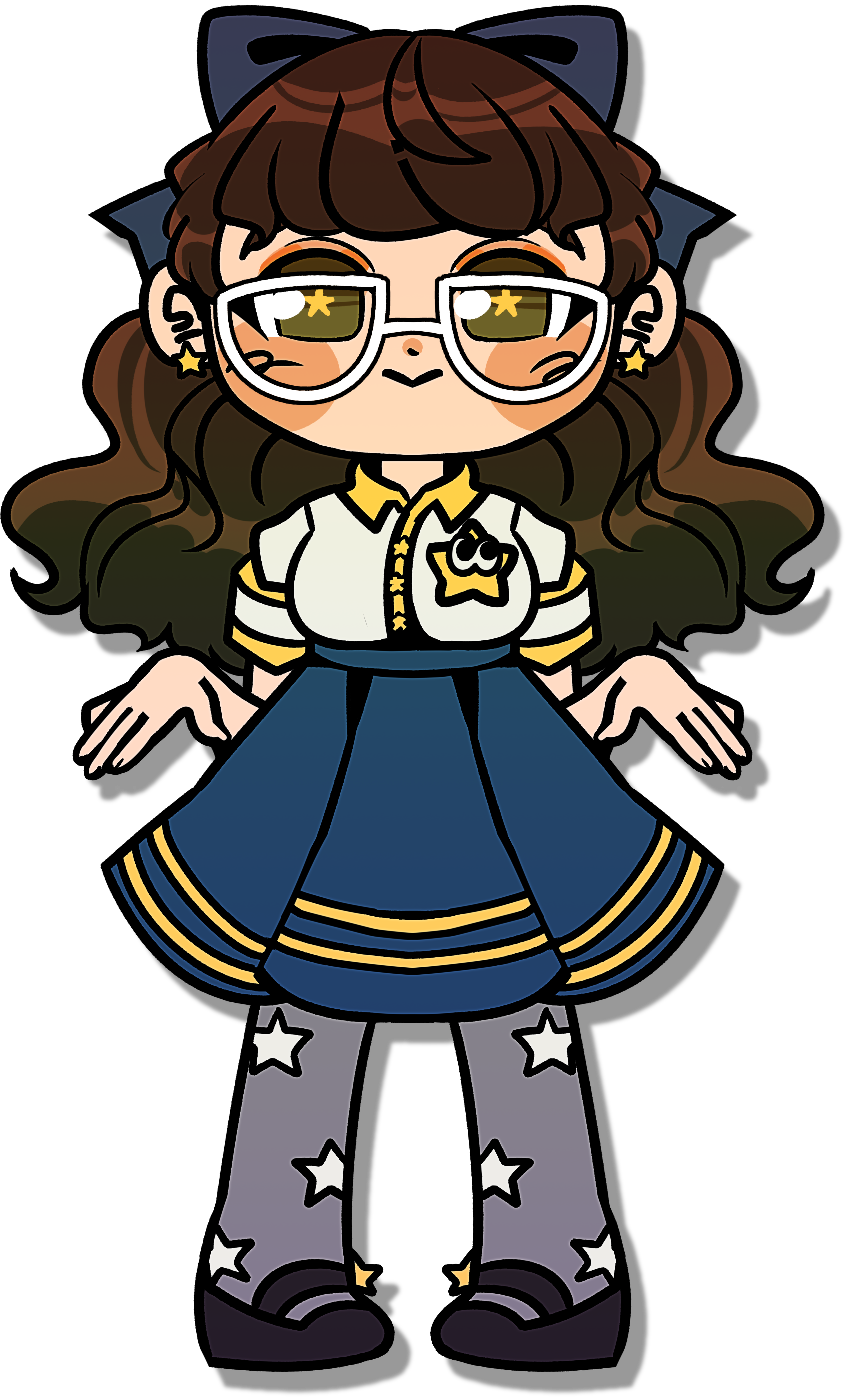 Chibi pagedoll of the artist.